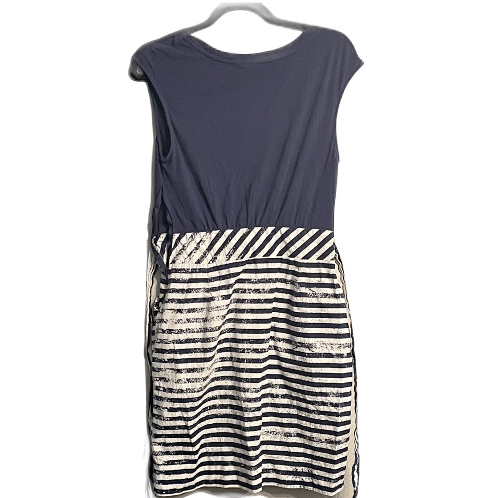 Navy and White Anthropologie Dress